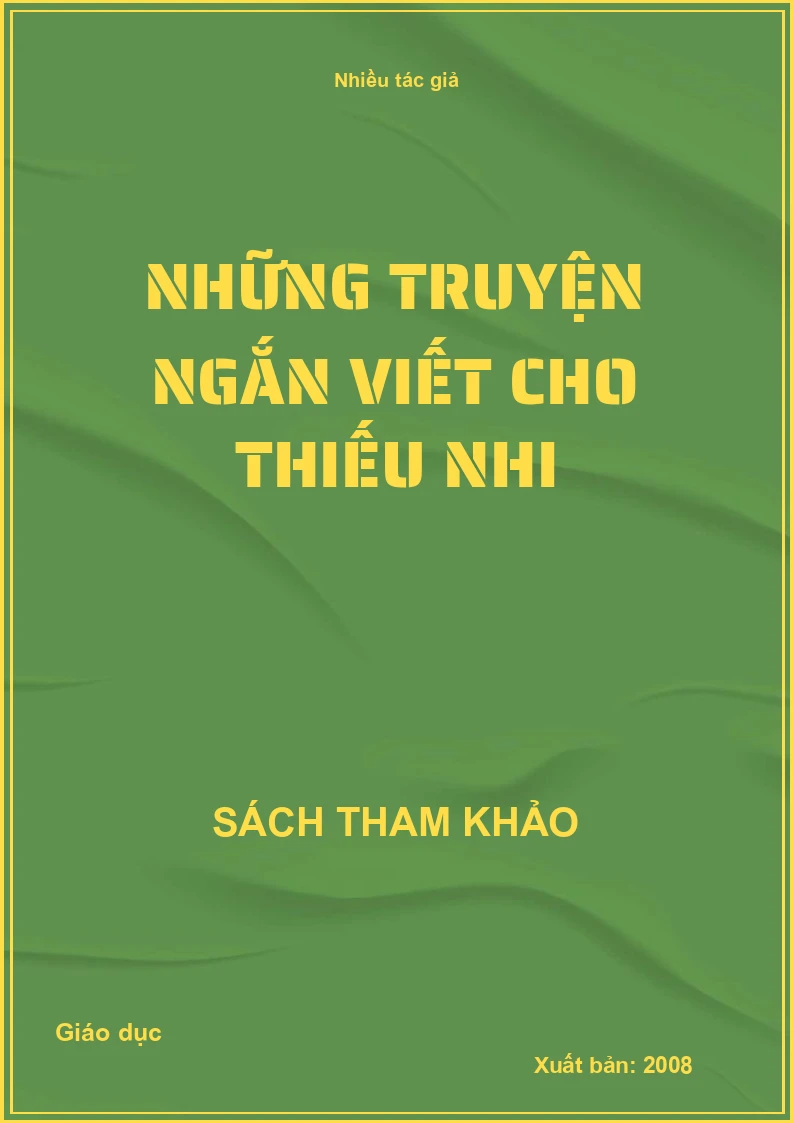 Những truyện ngắn viết cho thiếu nhi