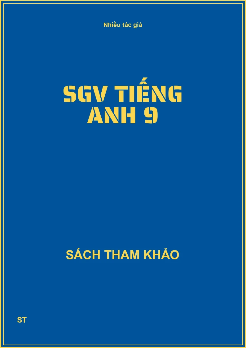 SGV Tiếng anh 9