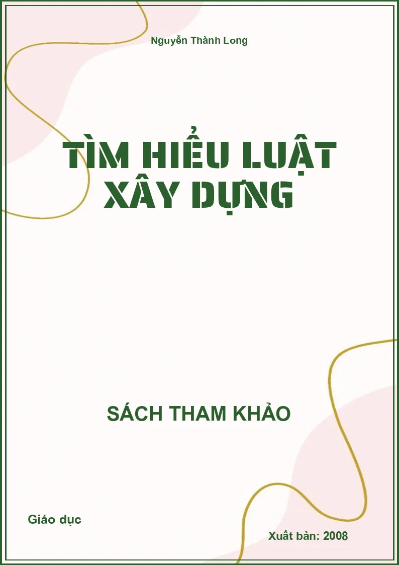 Tìm hiểu luật xây dựng