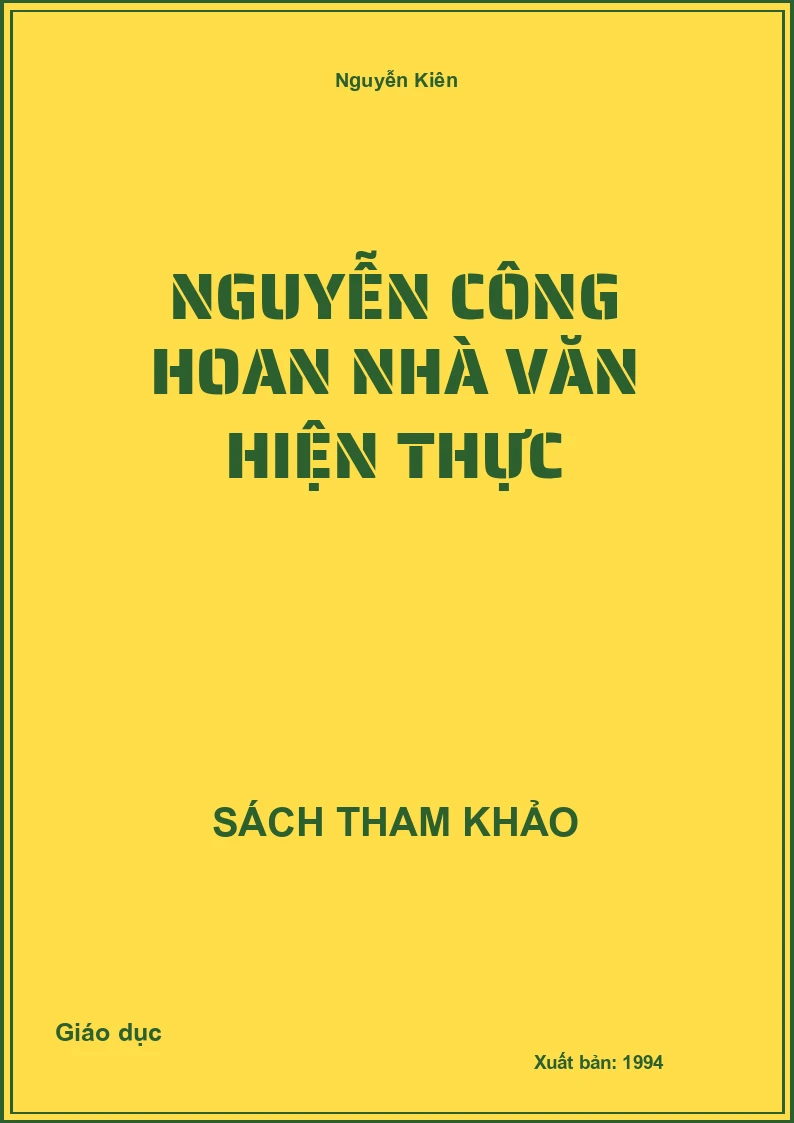Nguyễn Công Hoan nhà văn hiện thực