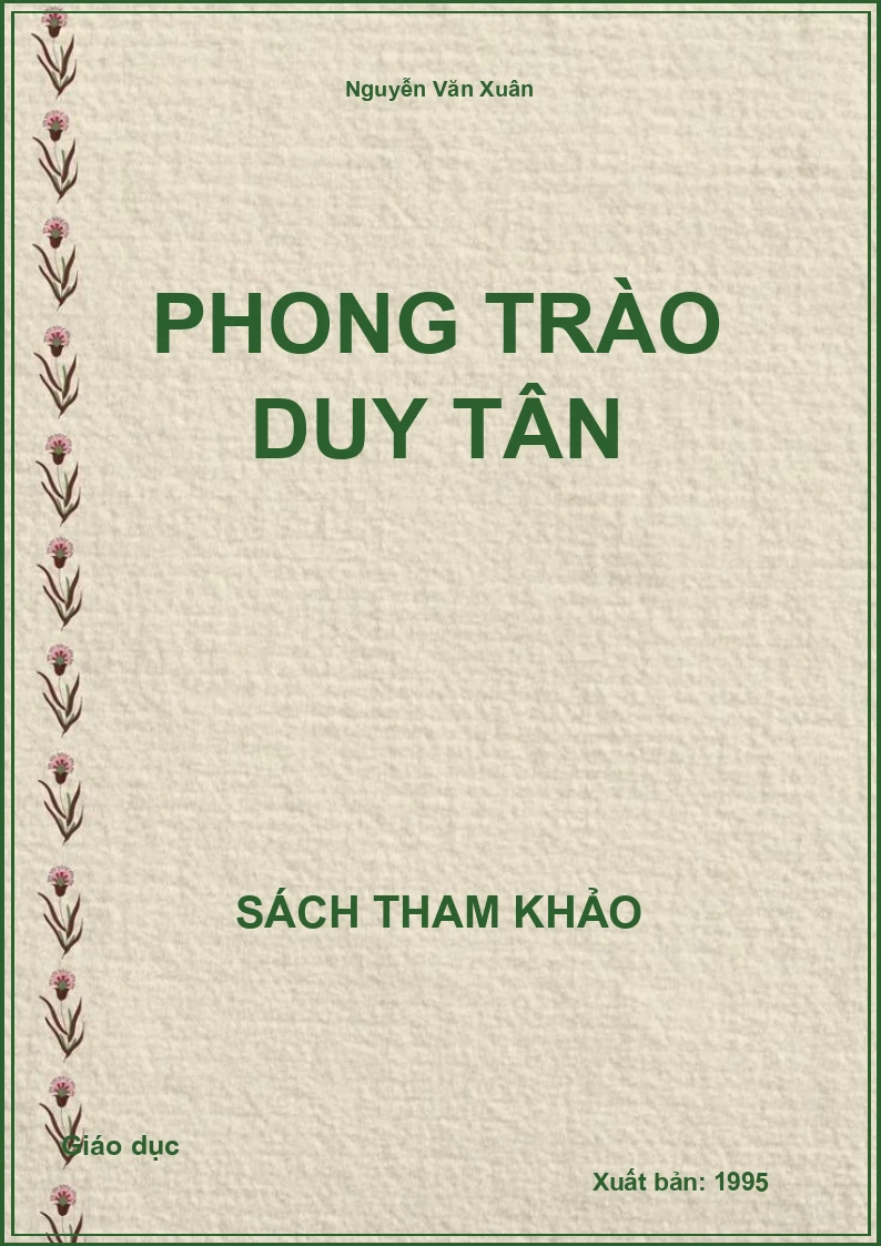 Phong trào duy tân
