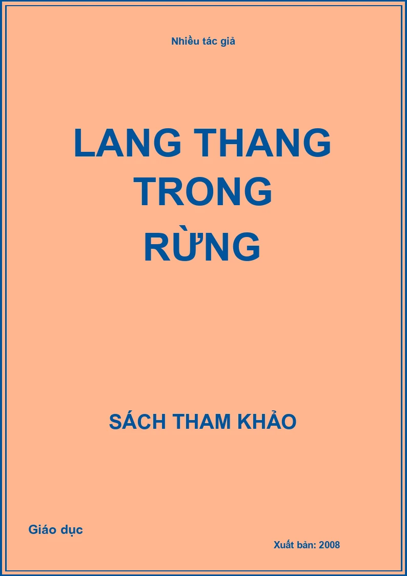 Lang thang trong rừng
