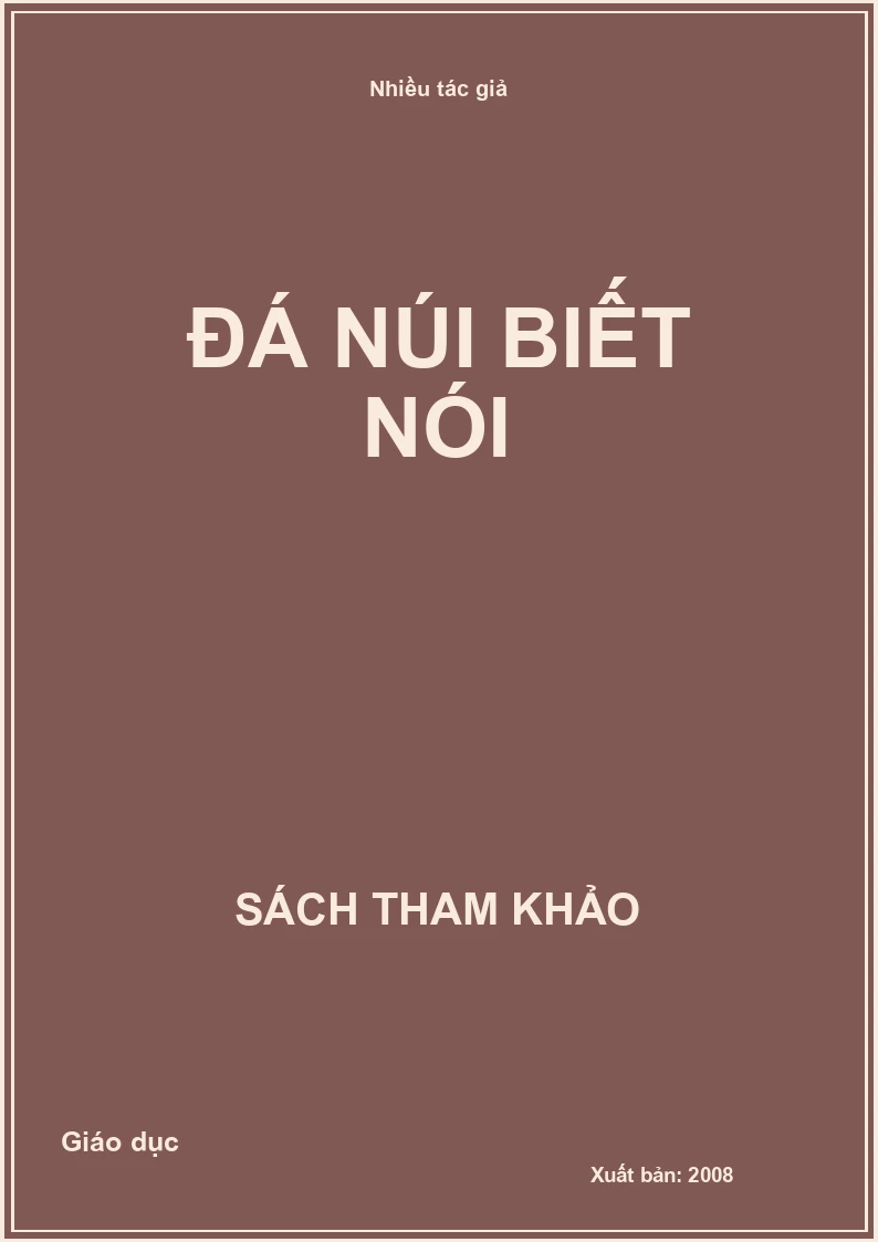 Đá núi biết nói