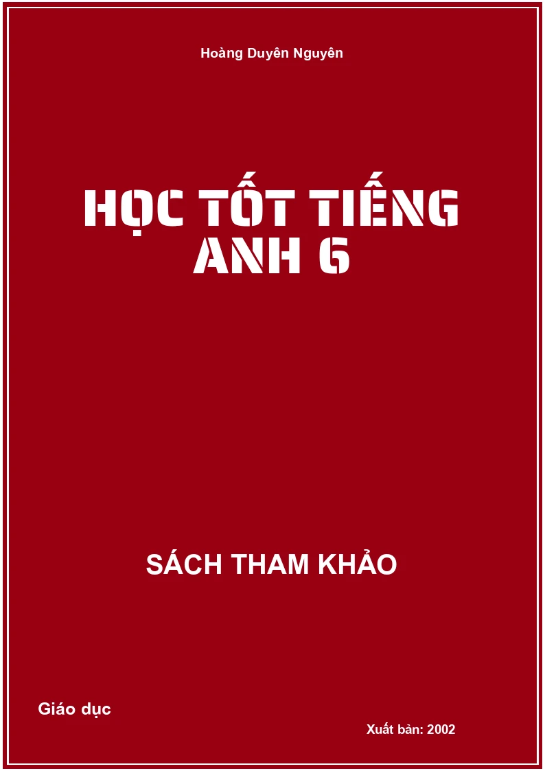 Học tốt Tiếng anh 6