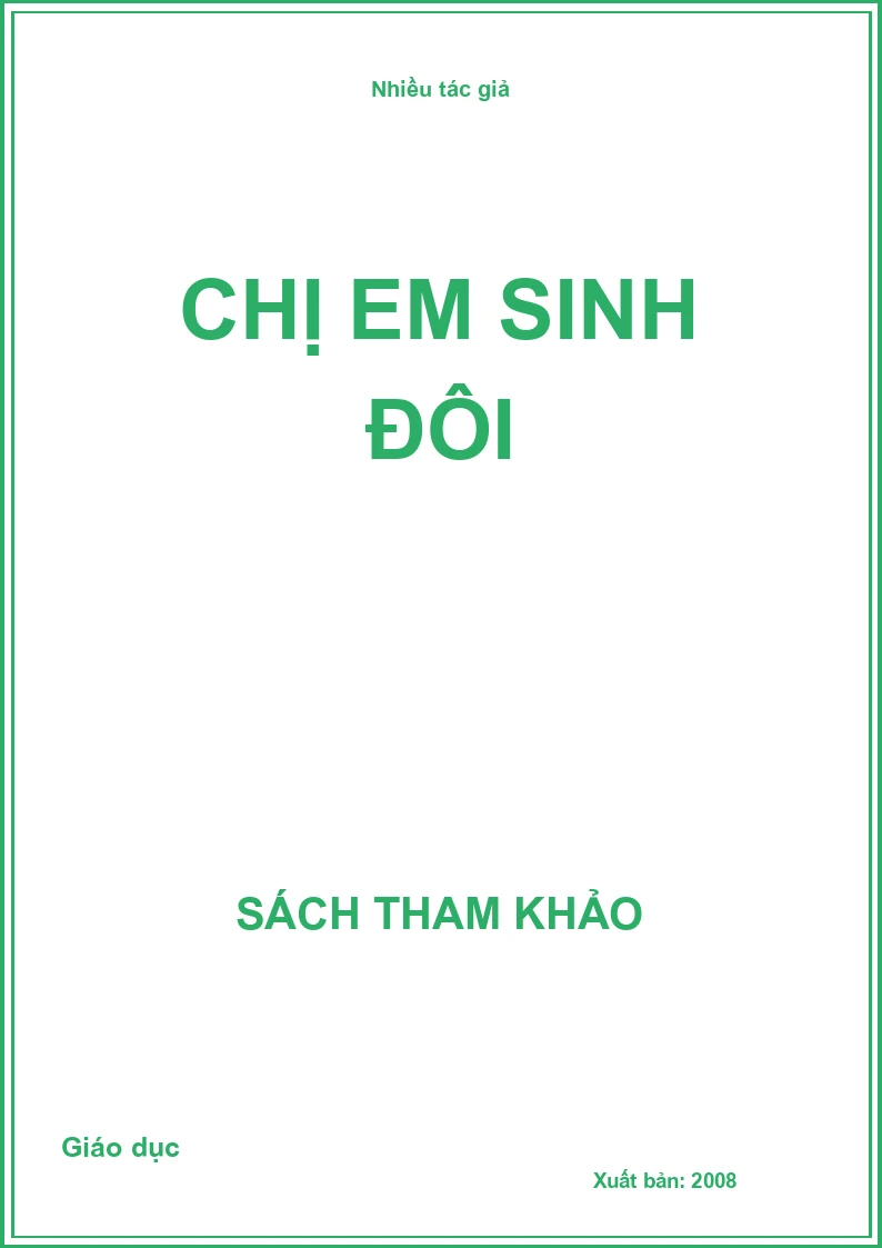 Chị em sinh đôi