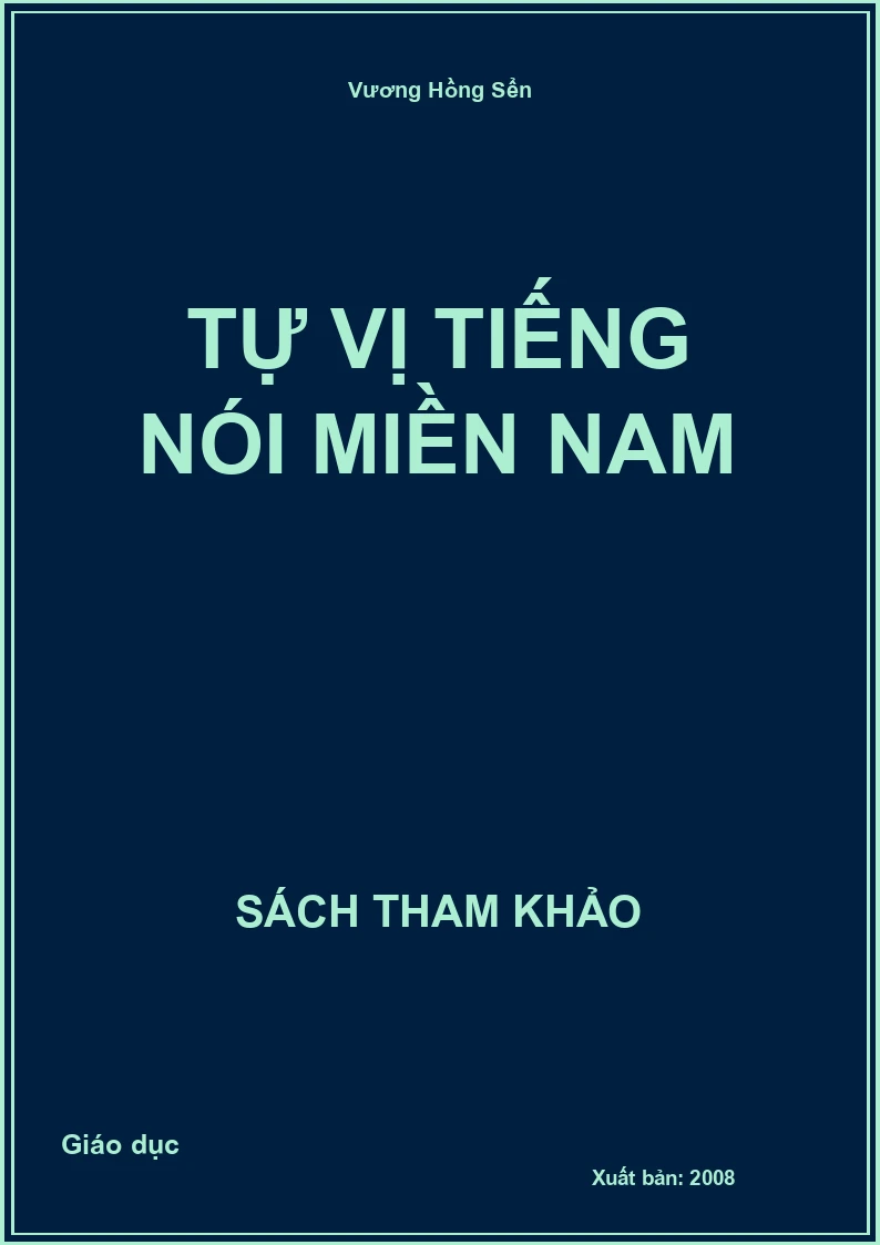 Tự vị tiếng nói miền Nam