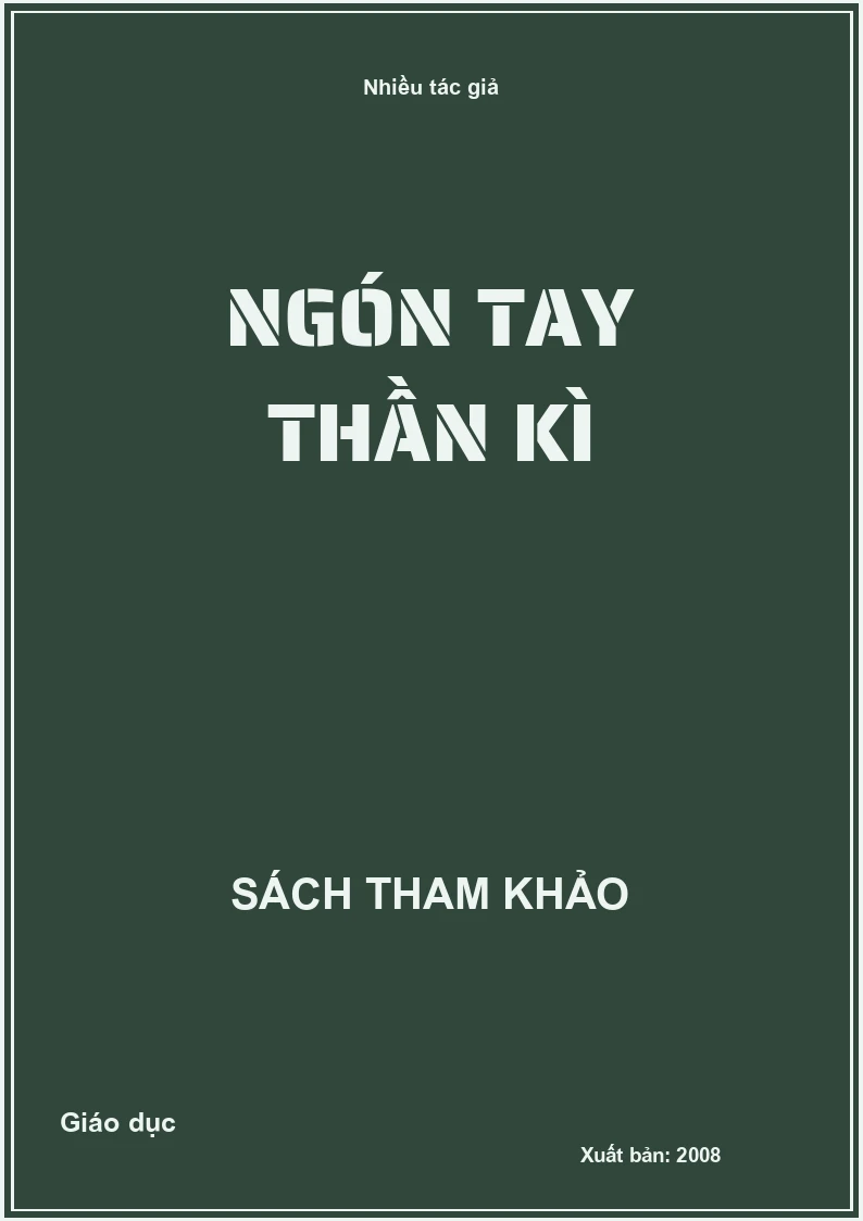 Ngón tay thần kì