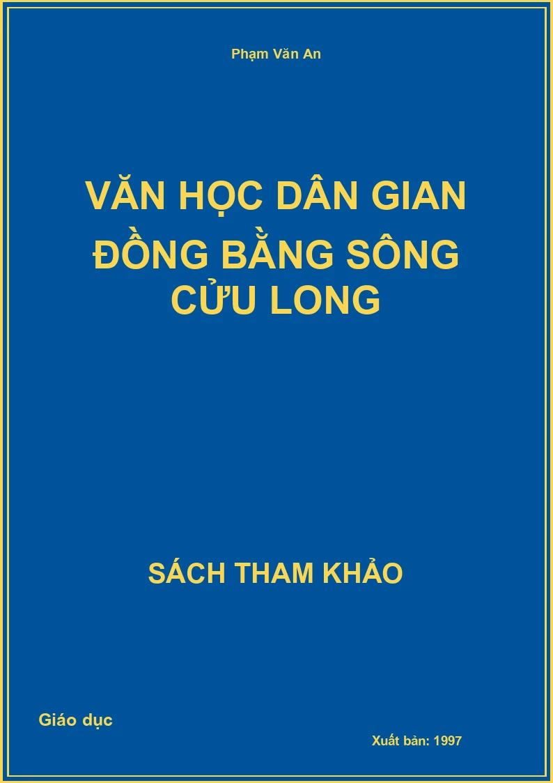 Văn học dân gian đồng bằng Sông Cửu Long