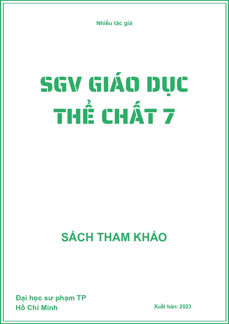 SGV Giáo dục thể chất 7