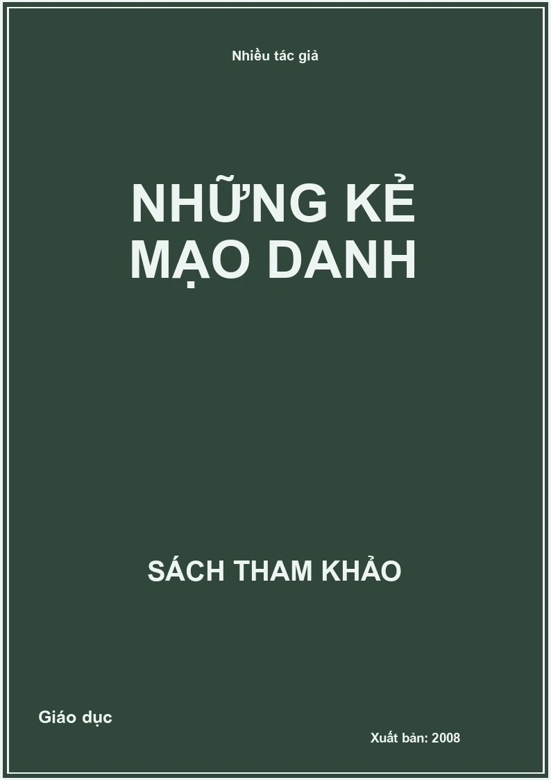 Những kẻ mạo danh