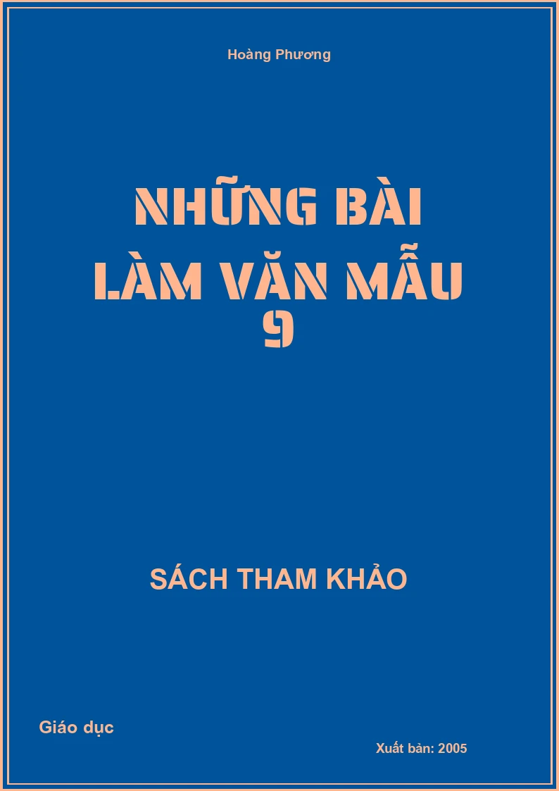 Những bài làm văn mẫu 9
