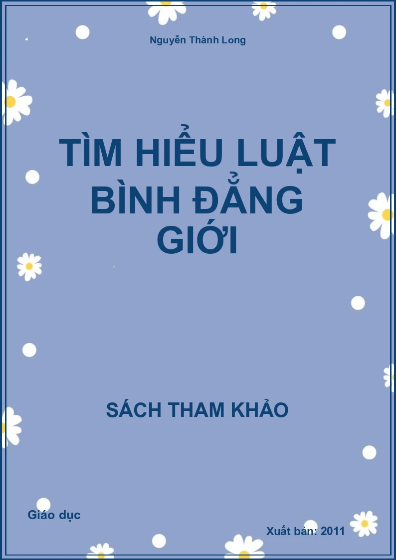 Tìm hiểu luật bình đẳng giới