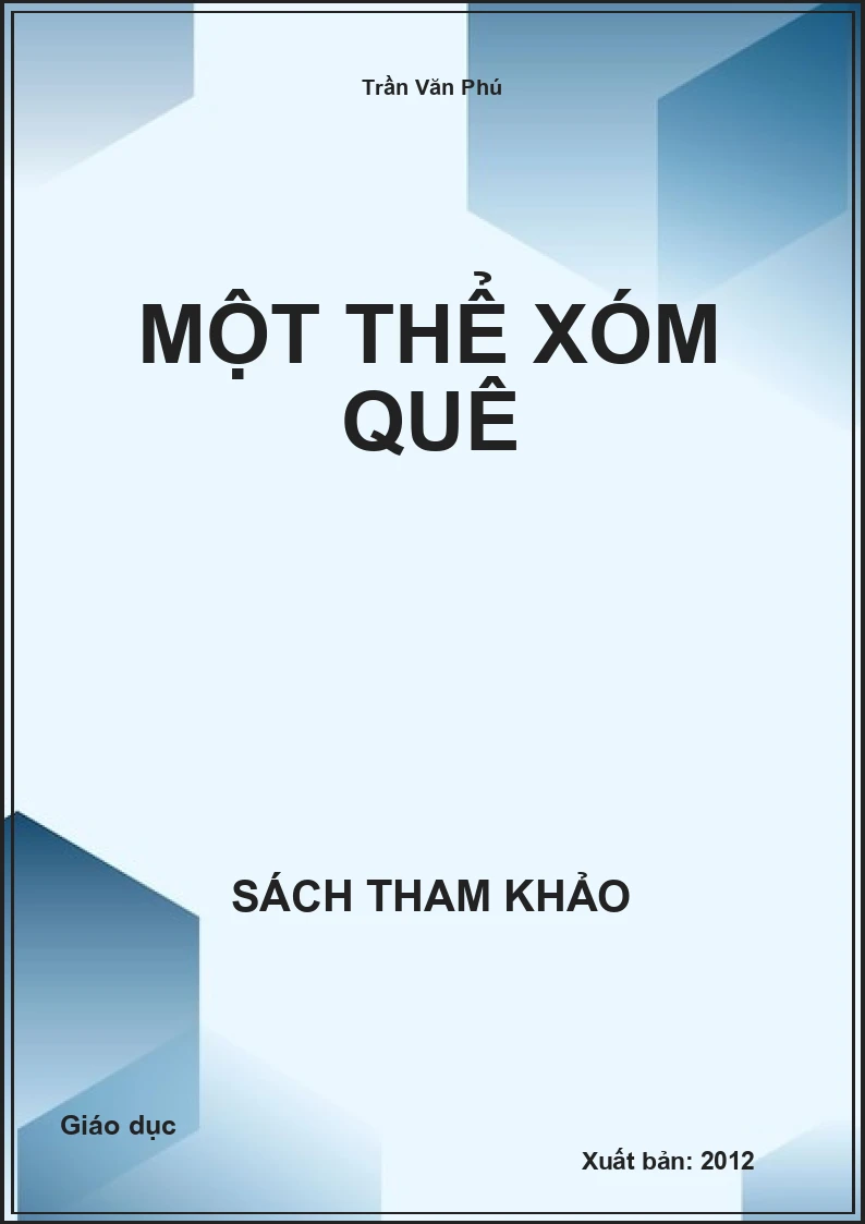 Một thể xóm quê