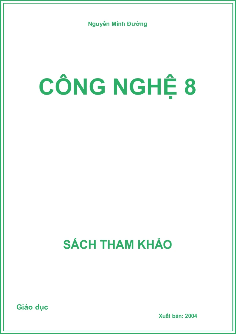 Công nghệ 8