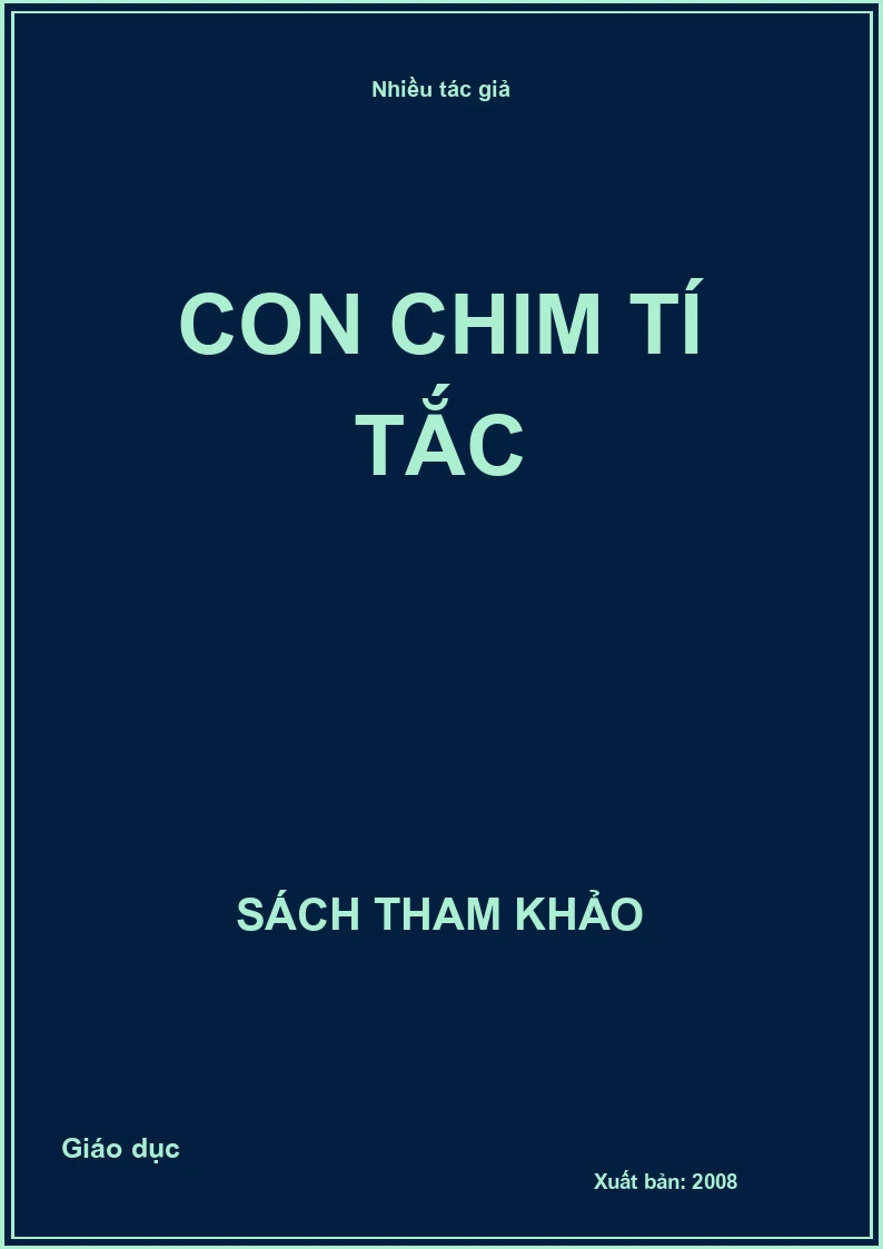 Con chim tí tắc