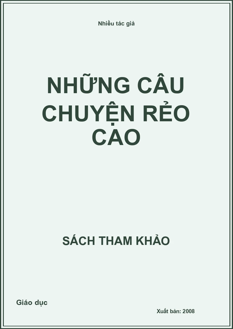 Những câu chuyện rẻo cao