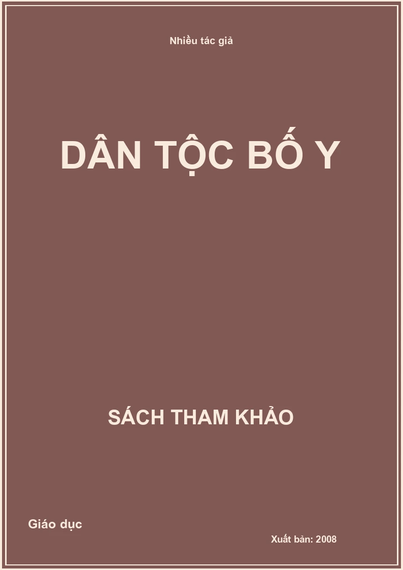 Dân tộc Bố Y