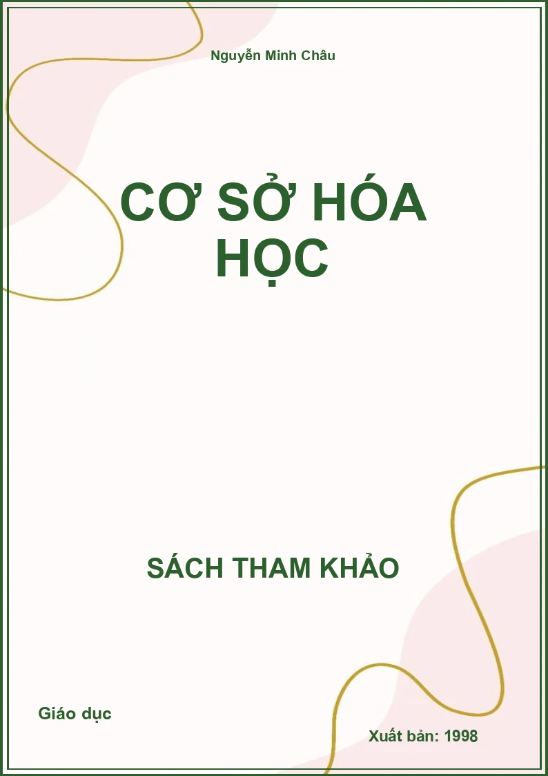 Cơ sở hóa học