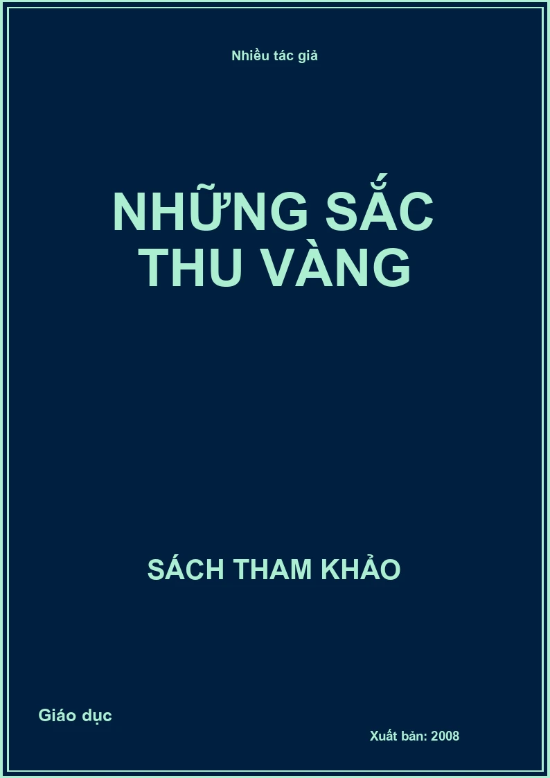 Những sắc thu vàng