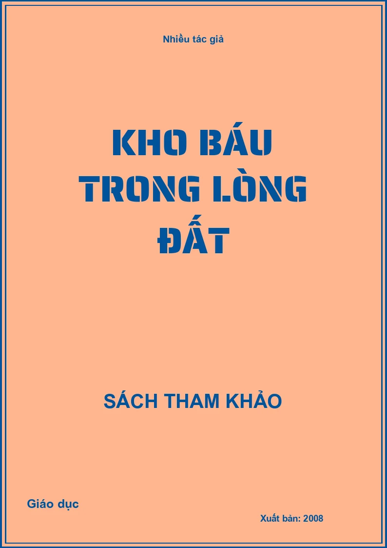Kho báu trong lòng đất
