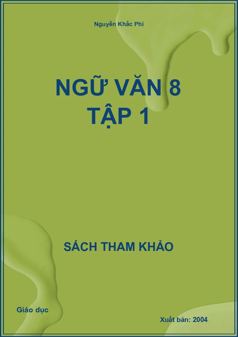 Ngữ văn 8 Tập 1