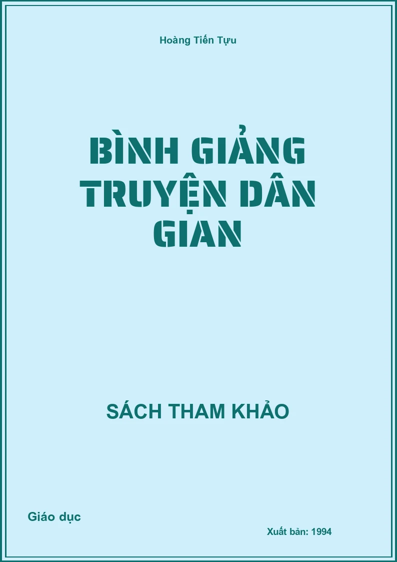 Bình Giảng Truyện dân gian