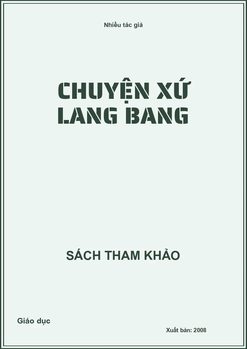 Chuyện xứ lang bang