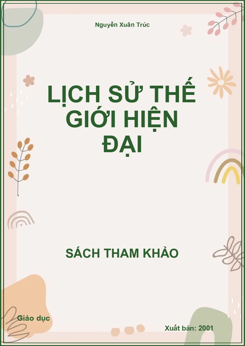 Lịch sử thế giới Hiện đại