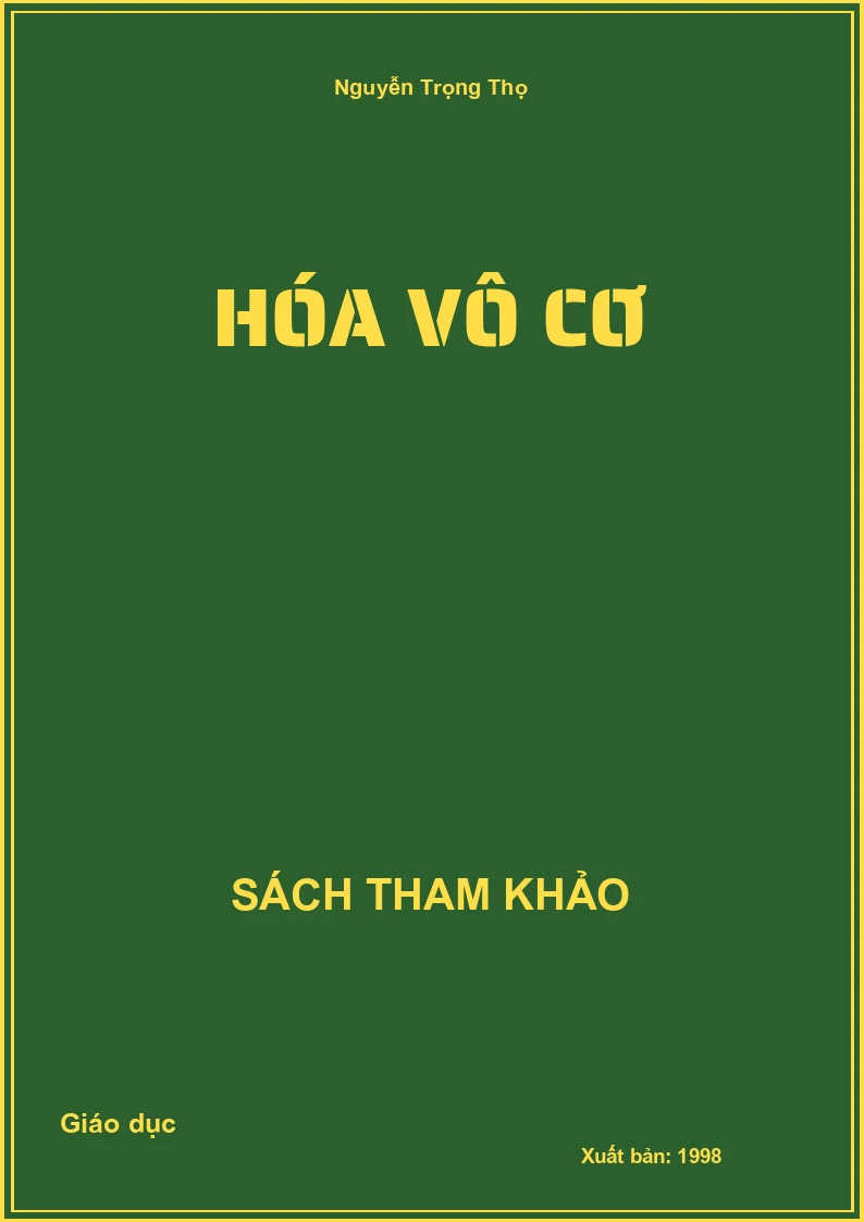 Hóa vô cơ