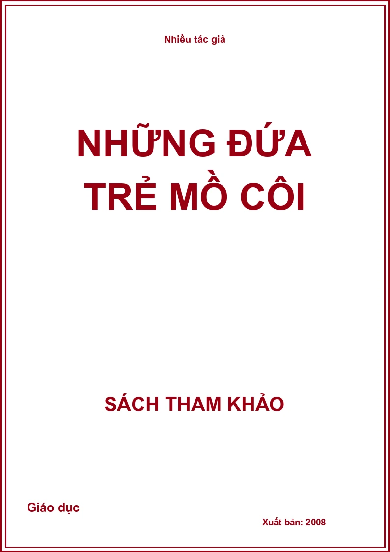 Những đứa trẻ mồ côi