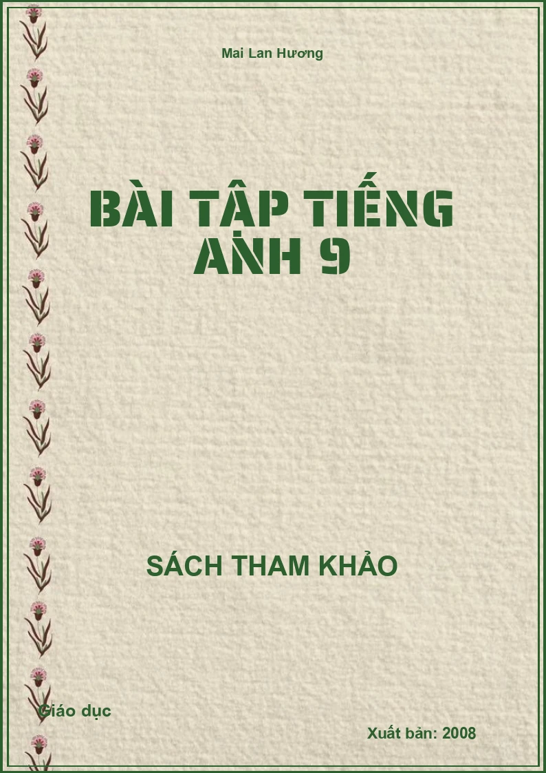 Bài tập Tiếng anh 9