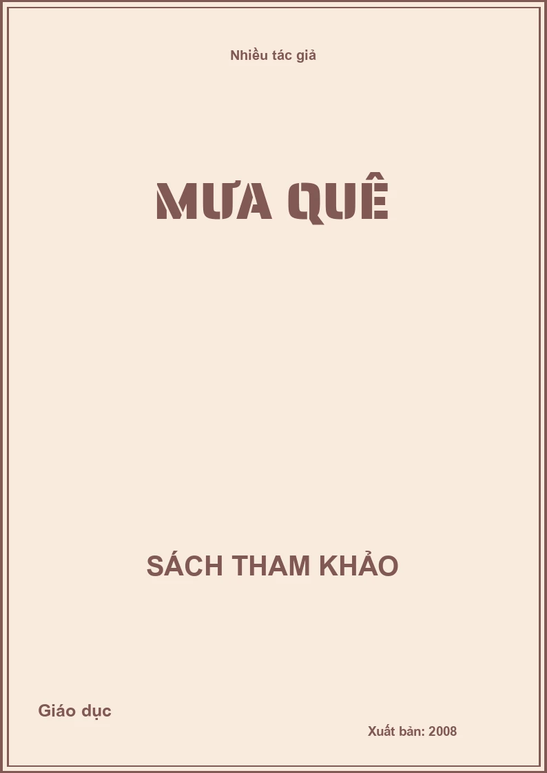 Mưa quê
