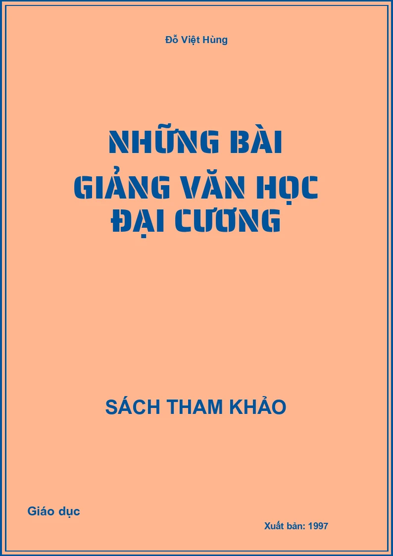 Những bài giảng văn học Đại cương