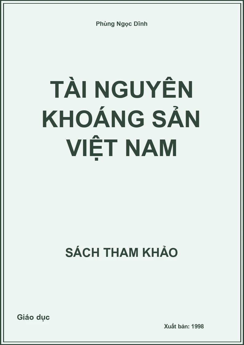 Tài nguyên khoáng sản Việt Nam