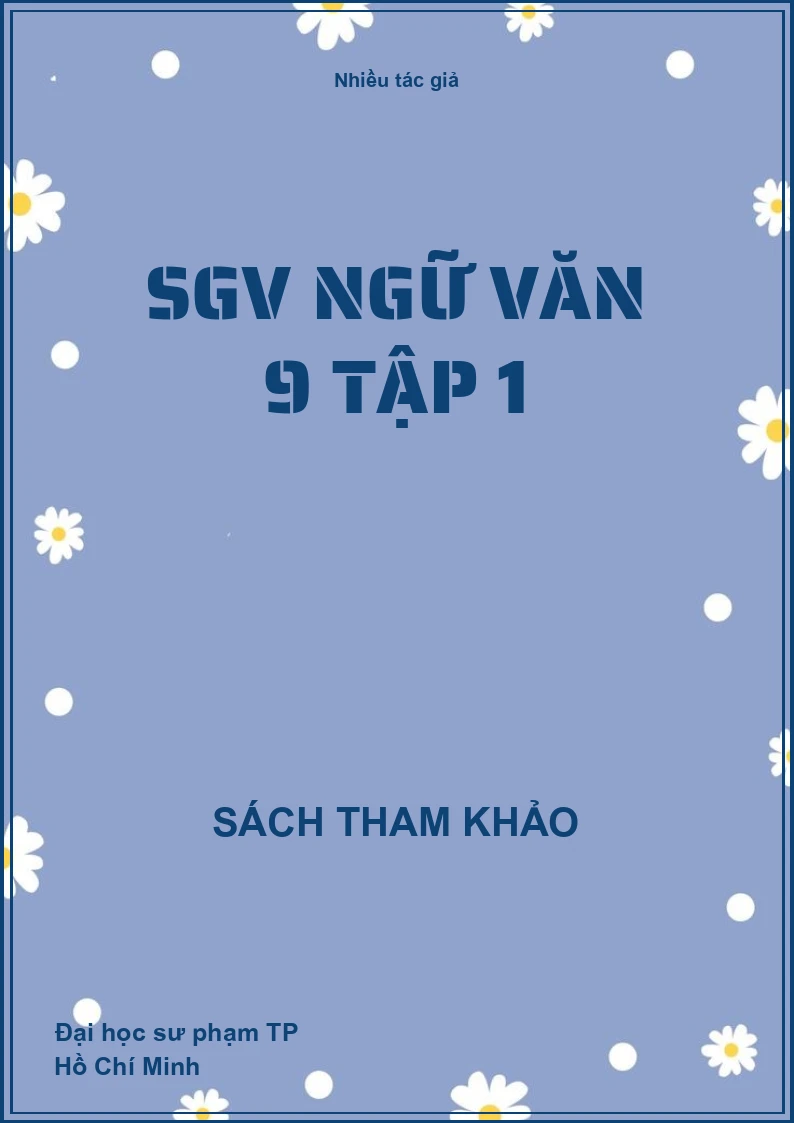 SGV Ngữ văn 9 Tập 1