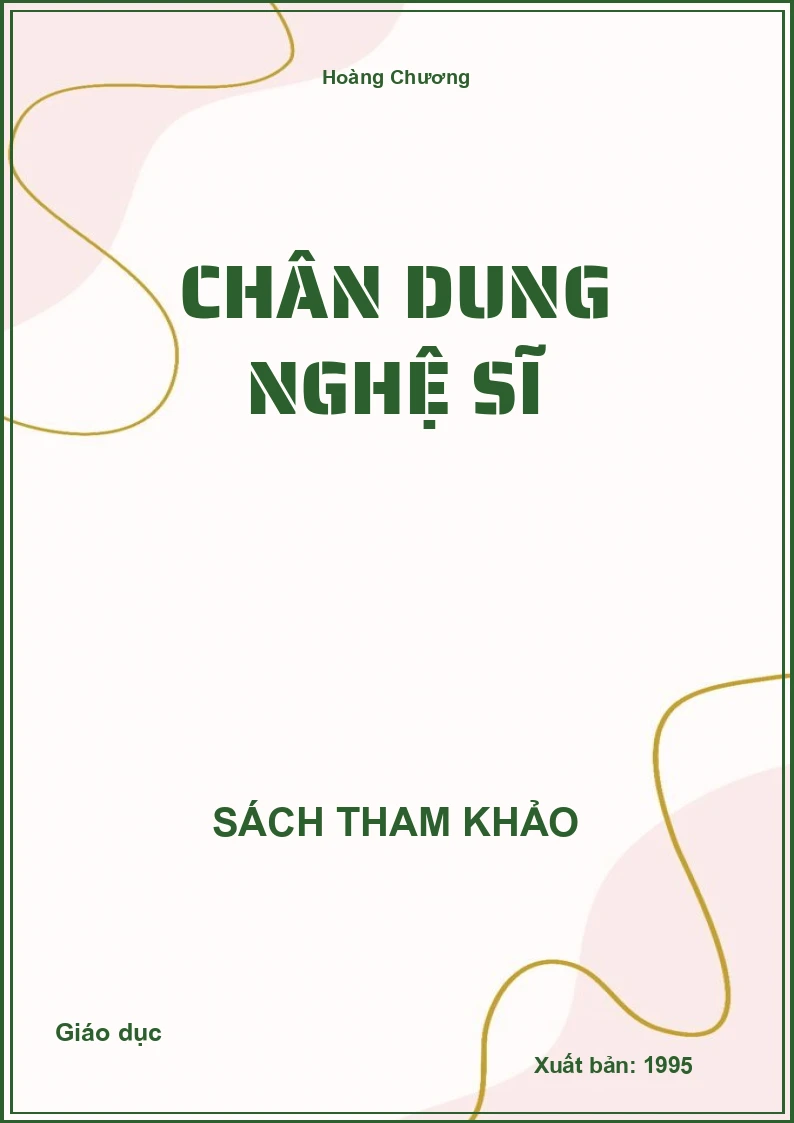 Chân dung nghệ sĩ