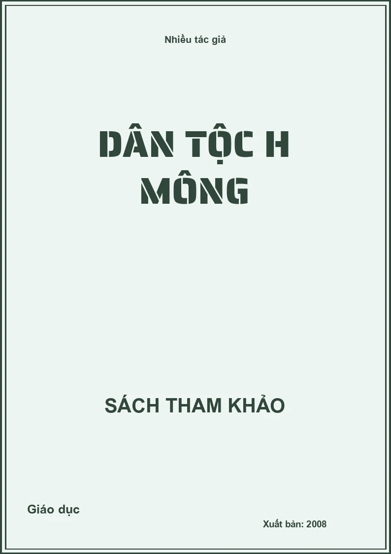Dân tộc H Mông