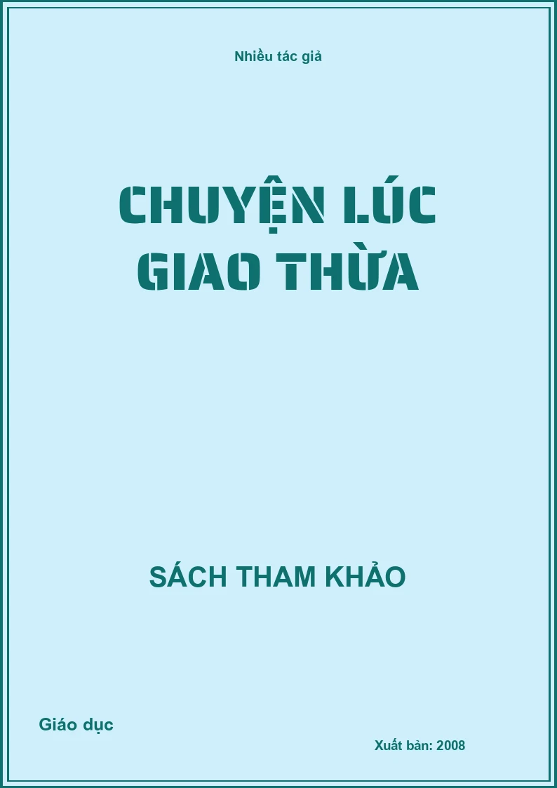 Chuyện lúc giao thừa