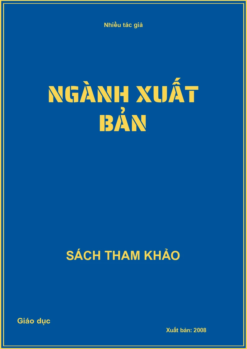 Ngành Xuất bản