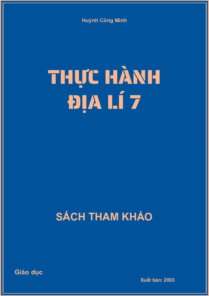 Thực hành Địa lí 7