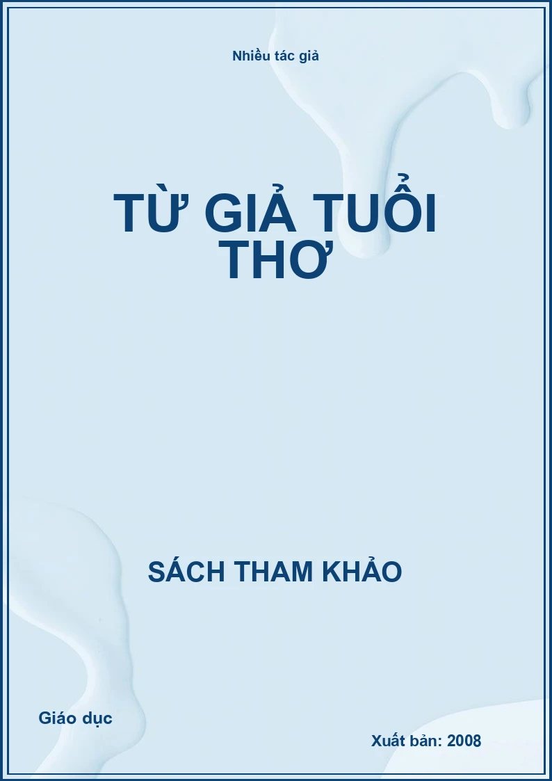 Từ giả tuổi thơ
