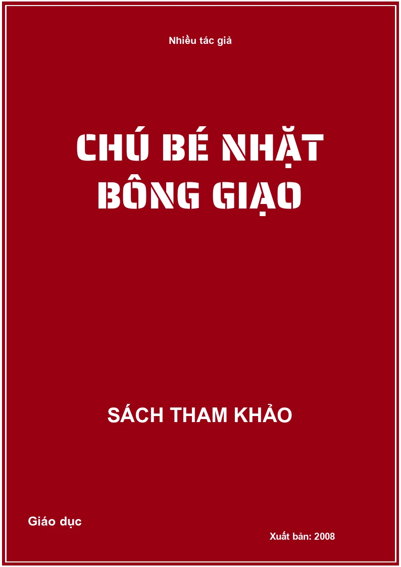 Chú bé nhặt bông giạo