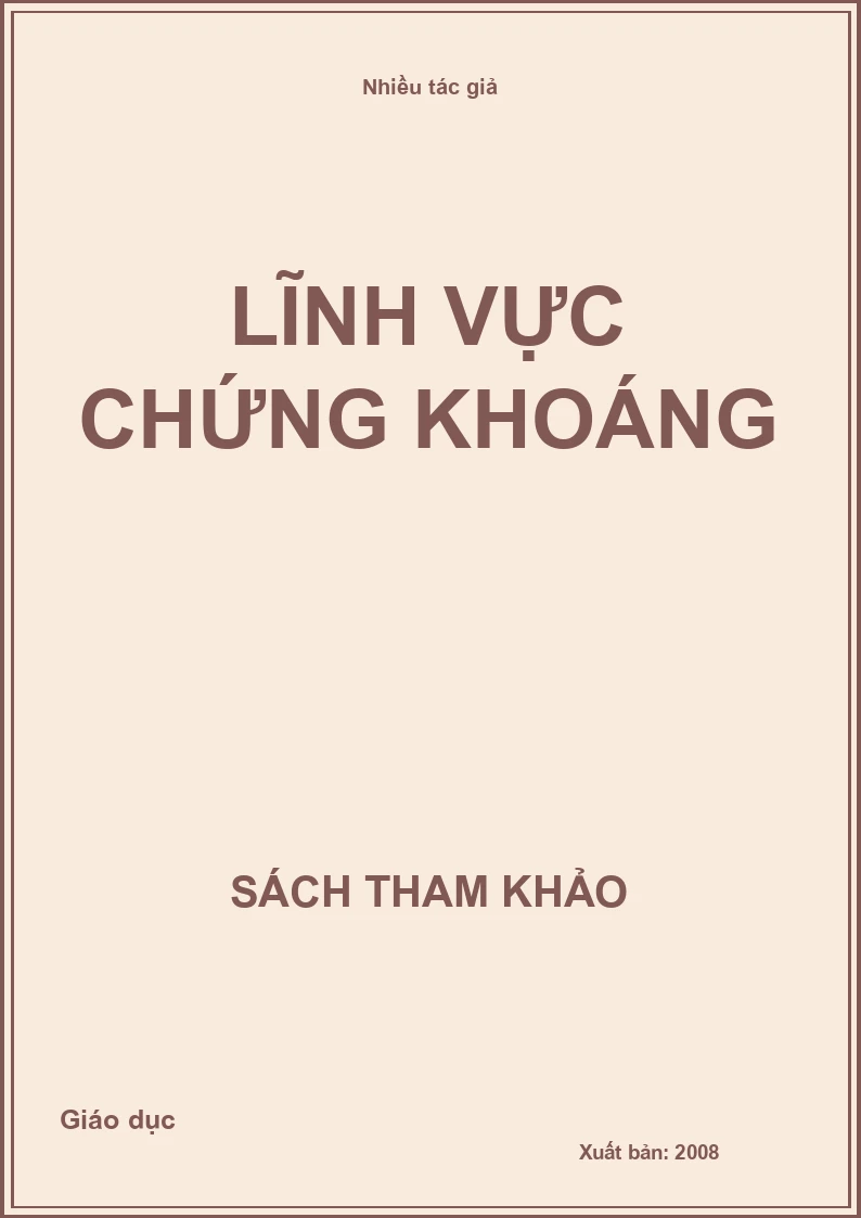 Lĩnh vực chứng khoáng