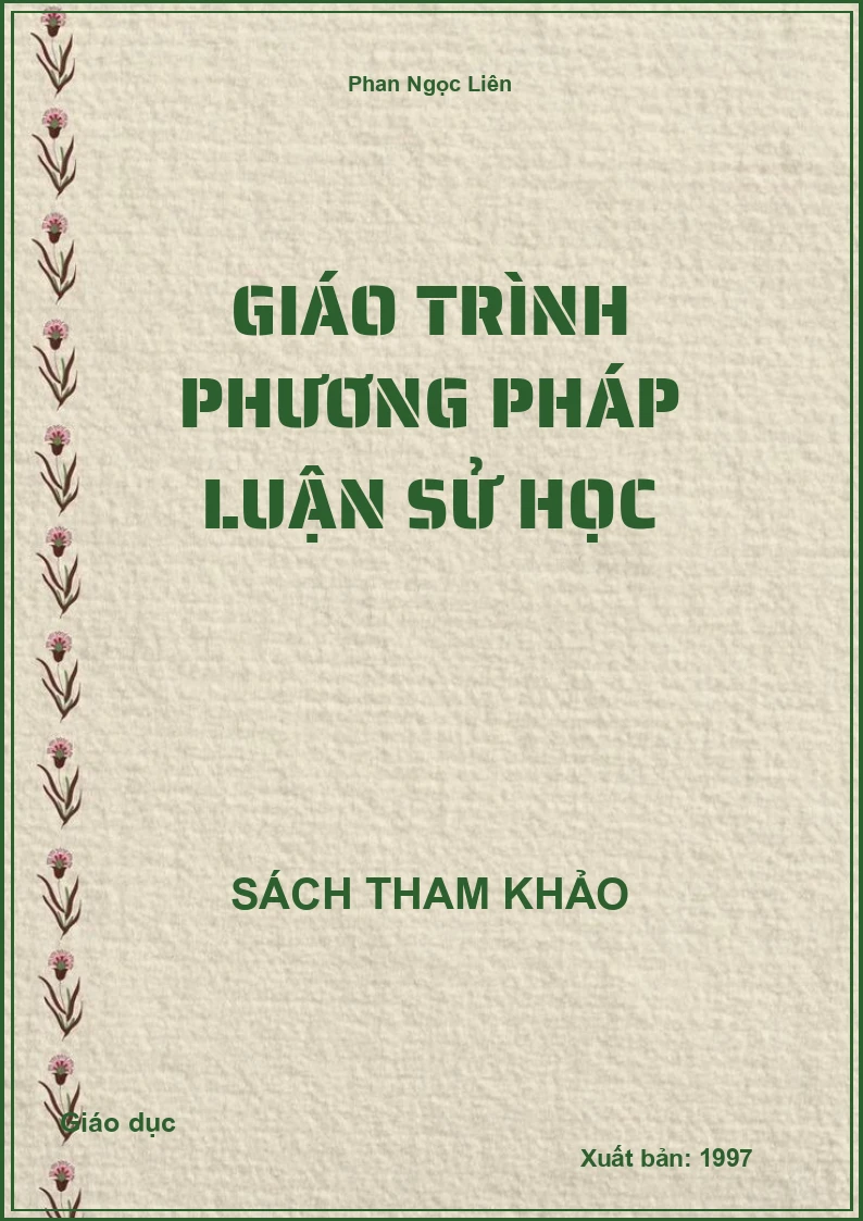 Giáo trình Phương pháp luận sử học