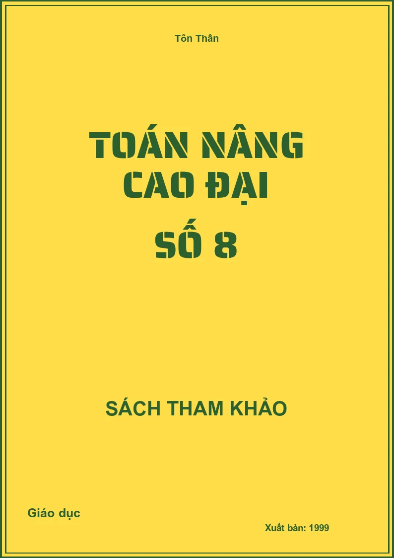 Toán nâng cao đại số 8