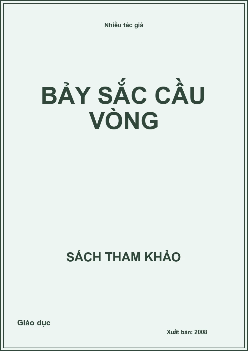 Bảy sắc cầu vòng