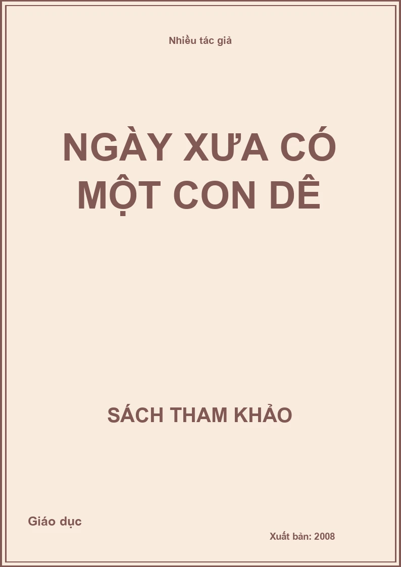 Ngày xưa có một con dê