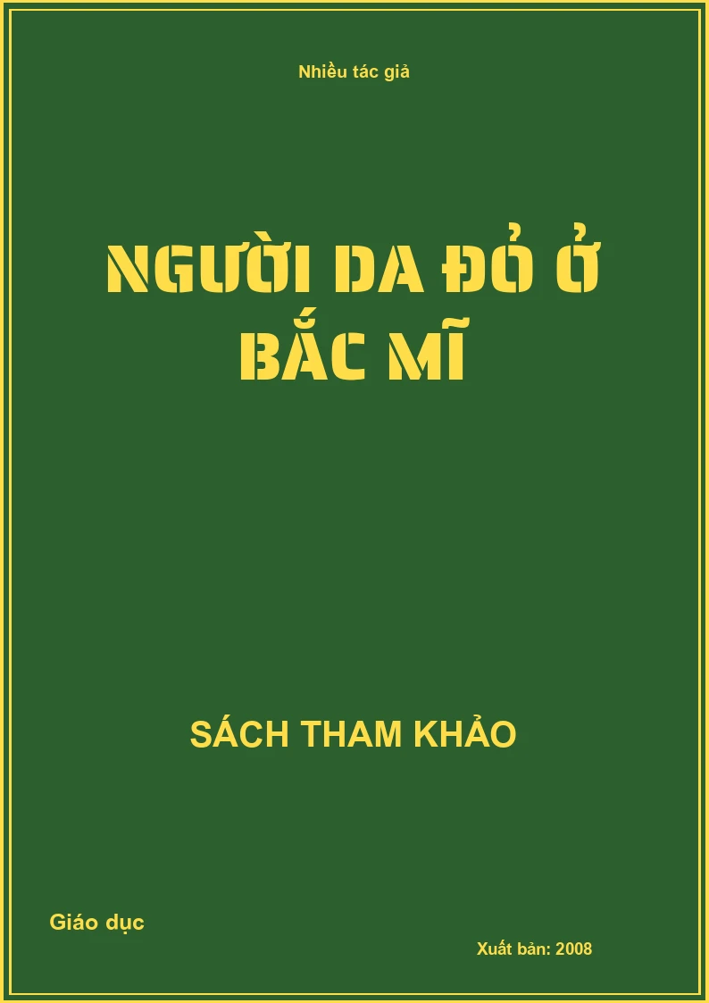 Người da đỏ ở Bắc Mĩ