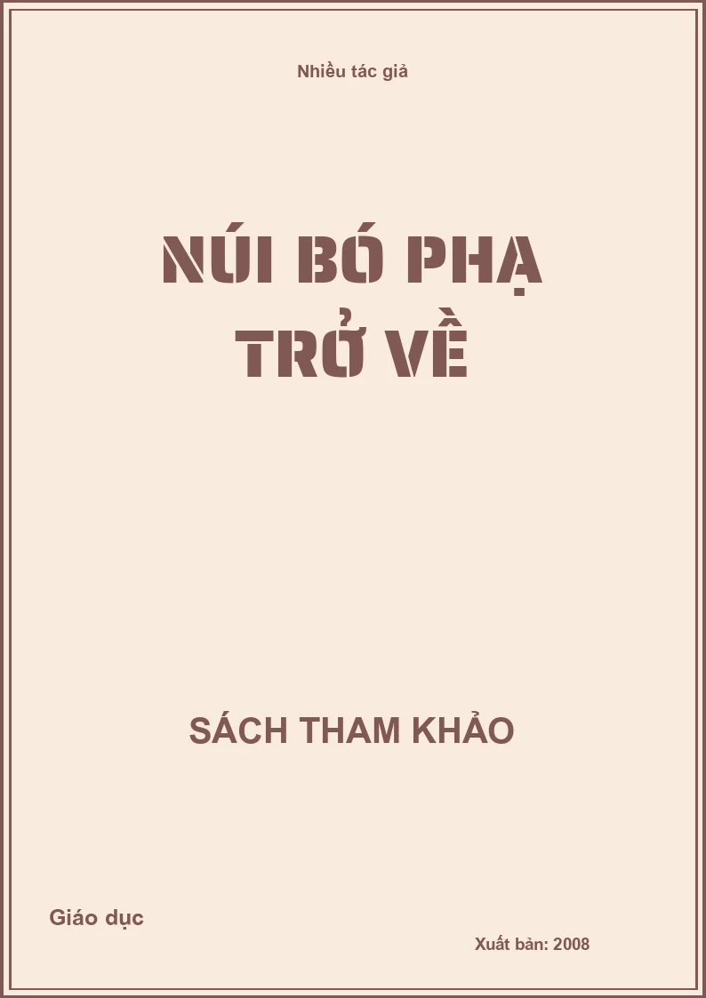 Núi bó phạ trở về