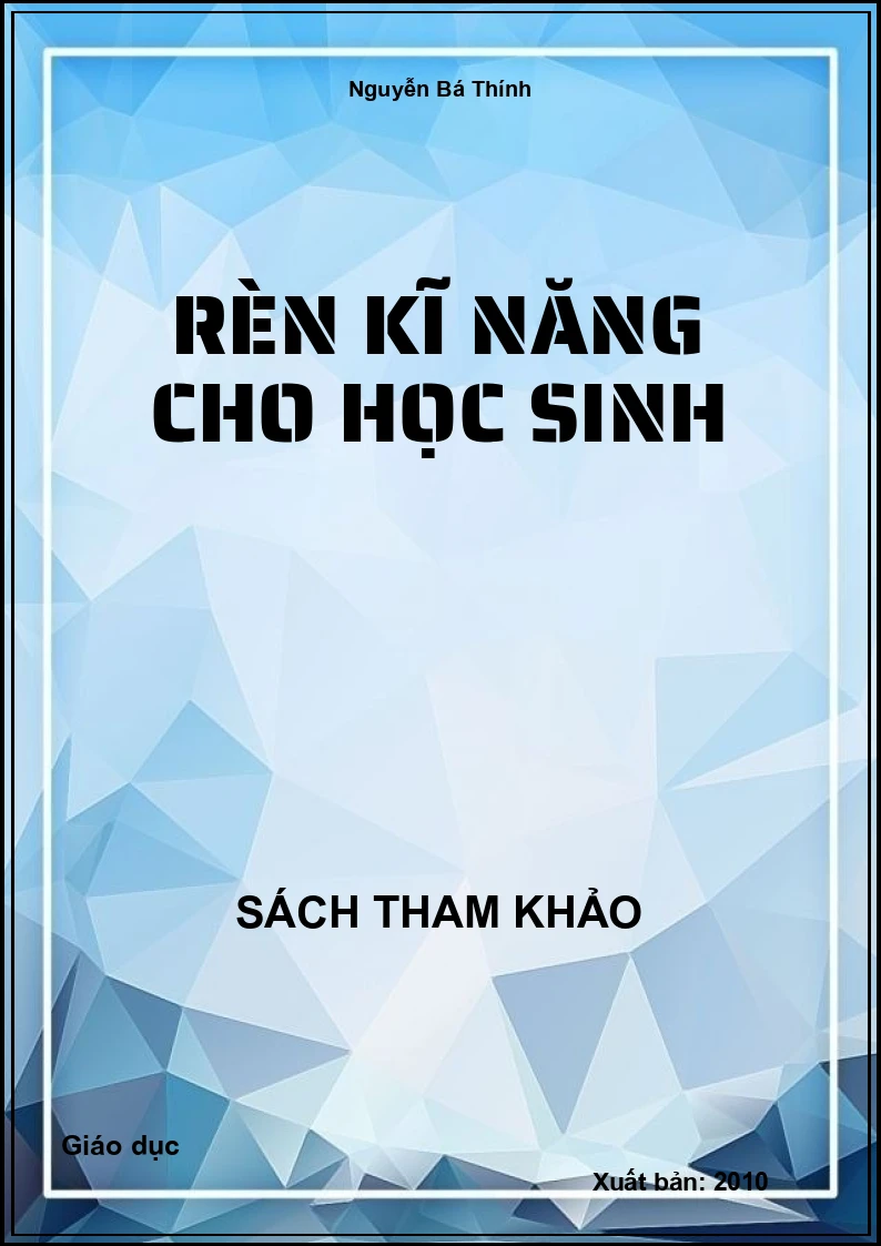 Rèn kĩ năng cho học sinh